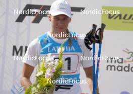 17.07.2024, Madona, Latvia (LAT): Kaidy Kaasiku (EST) - FIS Rollerski World Cup, interval, Madona (LAT). www.nordicfocus.com. © Koksarovs/NordicFocus. Every downloaded picture is fee-liable.