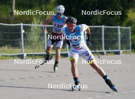 17.07.2024, Madona, Latvia (LAT): Simon Karlsson (SWE) - FIS Rollerski World Cup, interval, Madona (LAT). www.nordicfocus.com. © Koksarovs/NordicFocus. Every downloaded picture is fee-liable.