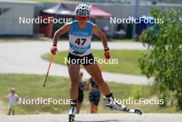 17.07.2024, Madona, Latvia (LAT): Viktoriia Olekh (UKR) - FIS Rollerski World Cup, interval, Madona (LAT). www.nordicfocus.com. © Koksarovs/NordicFocus. Every downloaded picture is fee-liable.