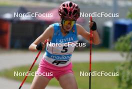 17.07.2024, Madona, Latvia (LAT): Anahit Margaryan (ARM) - FIS Rollerski World Cup, interval, Madona (LAT). www.nordicfocus.com. © Koksarovs/NordicFocus. Every downloaded picture is fee-liable.