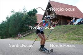 17.07.2024, Madona, Latvia (LAT): Keidy Kaasiku (EST) - FIS Rollerski World Cup, interval, Madona (LAT). www.nordicfocus.com. © Koksarovs/NordicFocus. Every downloaded picture is fee-liable.