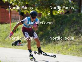 17.07.2024, Madona, Latvia (LAT): Bruno Bilans (LAT) - FIS Rollerski World Cup, interval, Madona (LAT). www.nordicfocus.com. © Koksarovs/NordicFocus. Every downloaded picture is fee-liable.