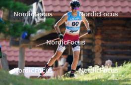 17.07.2024, Madona, Latvia (LAT): Jekabs Skolnieks (LAT) - FIS Rollerski World Cup, interval, Madona (LAT). www.nordicfocus.com. © Koksarovs/NordicFocus. Every downloaded picture is fee-liable.