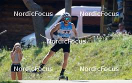 17.07.2024, Madona, Latvia (LAT): Denys Mihotinov (UKR) - FIS Rollerski World Cup, interval, Madona (LAT). www.nordicfocus.com. © Koksarovs/NordicFocus. Every downloaded picture is fee-liable.