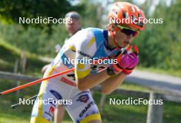 17.07.2024, Madona, Latvia (LAT): Jonatan Lindberg (SWE) - FIS Rollerski World Cup, interval, Madona (LAT). www.nordicfocus.com. © Koksarovs/NordicFocus. Every downloaded picture is fee-liable.