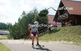 17.07.2024, Madona, Latvia (LAT): Smanta Krampe (LAT) - FIS Rollerski World Cup, interval, Madona (LAT). www.nordicfocus.com. © Koksarovs/NordicFocus. Every downloaded picture is fee-liable.