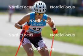 17.07.2024, Madona, Latvia (LAT): Smanta Krampe (LAT) - FIS Rollerski World Cup, interval, Madona (LAT). www.nordicfocus.com. © Koksarovs/NordicFocus. Every downloaded picture is fee-liable.