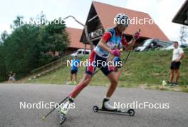 17.07.2024, Madona, Latvia (LAT): Aase Stroem (NOR) - FIS Rollerski World Cup, interval, Madona (LAT). www.nordicfocus.com. © Koksarovs/NordicFocus. Every downloaded picture is fee-liable.