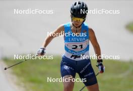 17.07.2024, Madona, Latvia (LAT): Maria Invernizzi (ITA) - FIS Rollerski World Cup, interval, Madona (LAT). www.nordicfocus.com. © Koksarovs/NordicFocus. Every downloaded picture is fee-liable.