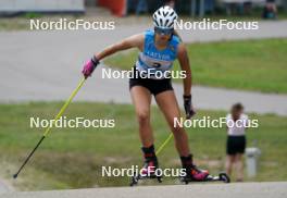 17.07.2024, Madona, Latvia (LAT): Lasma Bekere (LAT) - FIS Rollerski World Cup, interval, Madona (LAT). www.nordicfocus.com. © Koksarovs/NordicFocus. Every downloaded picture is fee-liable.