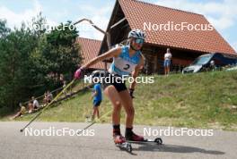 17.07.2024, Madona, Latvia (LAT): Lasma Bekere (LAT) - FIS Rollerski World Cup, interval, Madona (LAT). www.nordicfocus.com. © Koksarovs/NordicFocus. Every downloaded picture is fee-liable.