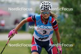 17.07.2024, Madona, Latvia (LAT): Aase Stroem (NOR) - FIS Rollerski World Cup, interval, Madona (LAT). www.nordicfocus.com. © Koksarovs/NordicFocus. Every downloaded picture is fee-liable.