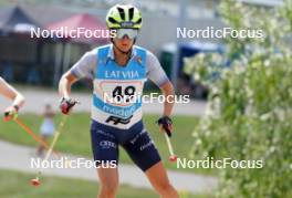 17.07.2024, Madona, Latvia (LAT): Maria Eugenia Boccardi (ITA) - FIS Rollerski World Cup, interval, Madona (LAT). www.nordicfocus.com. © Koksarovs/NordicFocus. Every downloaded picture is fee-liable.