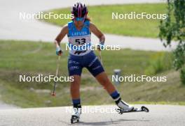 17.07.2024, Madona, Latvia (LAT): Elisa Sordello (ITA) - FIS Rollerski World Cup, interval, Madona (LAT). www.nordicfocus.com. © Koksarovs/NordicFocus. Every downloaded picture is fee-liable.