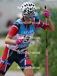 17.07.2024, Madona, Latvia (LAT): Aase Stroem (NOR) - FIS Rollerski World Cup, interval, Madona (LAT). www.nordicfocus.com. © Koksarovs/NordicFocus. Every downloaded picture is fee-liable.