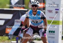 17.07.2024, Madona, Latvia (LAT): Kitija Auzina (LAT) - FIS Rollerski World Cup, interval, Madona (LAT). www.nordicfocus.com. © Koksarovs/NordicFocus. Every downloaded picture is fee-liable.