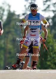 17.07.2024, Madona, Latvia (LAT): Erik Fransson (SWE) - FIS Rollerski World Cup, interval, Madona (LAT). www.nordicfocus.com. © Koksarovs/NordicFocus. Every downloaded picture is fee-liable.