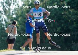 17.07.2024, Madona, Latvia (LAT): Giovanni Lorenzetti (ITA_ - FIS Rollerski World Cup, interval, Madona (LAT). www.nordicfocus.com. © Koksarovs/NordicFocus. Every downloaded picture is fee-liable.