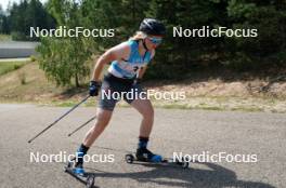 17.07.2024, Madona, Latvia (LAT): Melina Schoettes (GER) - FIS Rollerski World Cup, interval, Madona (LAT). www.nordicfocus.com. © Koksarovs/NordicFocus. Every downloaded picture is fee-liable.