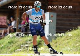 17.07.2024, Madona, Latvia (LAT): Carlo Cantaloni (ITA) - FIS Rollerski World Cup, interval, Madona (LAT). www.nordicfocus.com. © Koksarovs/NordicFocus. Every downloaded picture is fee-liable.