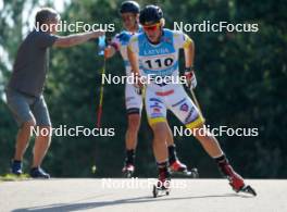 17.07.2024, Madona, Latvia (LAT): Erik Fransson (SWE) - FIS Rollerski World Cup, interval, Madona (LAT). www.nordicfocus.com. © Koksarovs/NordicFocus. Every downloaded picture is fee-liable.