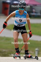 17.07.2024, Madona, Latvia (LAT): Lina Berzina (LAT) - FIS Rollerski World Cup, interval, Madona (LAT). www.nordicfocus.com. © Koksarovs/NordicFocus. Every downloaded picture is fee-liable.