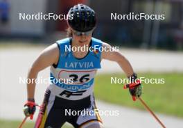 17.07.2024, Madona, Latvia (LAT): Rosa Zimare (GER) - FIS Rollerski World Cup, interval, Madona (LAT). www.nordicfocus.com. © Koksarovs/NordicFocus. Every downloaded picture is fee-liable.