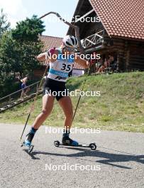 17.07.2024, Madona, Latvia (LAT): Grete Gaim (EST) - FIS Rollerski World Cup, interval, Madona (LAT). www.nordicfocus.com. © Koksarovs/NordicFocus. Every downloaded picture is fee-liable.