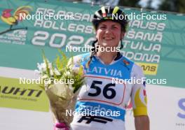 17.07.2024, Madona, Latvia (LAT): Linn Soemskar (SWE) - FIS Rollerski World Cup, interval, Madona (LAT). www.nordicfocus.com. © Koksarovs/NordicFocus. Every downloaded picture is fee-liable.