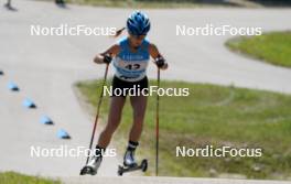 17.07.2024, Madona, Latvia (LAT): Anastasiia Nikon (UKR) - FIS Rollerski World Cup, interval, Madona (LAT). www.nordicfocus.com. © Koksarovs/NordicFocus. Every downloaded picture is fee-liable.