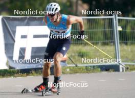 17.07.2024, Madona, Latvia (LAT): Lorenzo Riccardo Masiero (ITA) - FIS Rollerski World Cup, interval, Madona (LAT). www.nordicfocus.com. © Koksarovs/NordicFocus. Every downloaded picture is fee-liable.