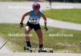 17.07.2024, Madona, Latvia (LAT): Anastasiia Nekrasova (UKR) - FIS Rollerski World Cup, interval, Madona (LAT). www.nordicfocus.com. © Koksarovs/NordicFocus. Every downloaded picture is fee-liable.