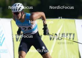 17.07.2024, Madona, Latvia (LAT): Lorenzo Riccardo Masiero (ITA) - FIS Rollerski World Cup, interval, Madona (LAT). www.nordicfocus.com. © Koksarovs/NordicFocus. Every downloaded picture is fee-liable.