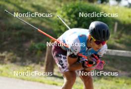 17.07.2024, Madona, Latvia (LAT): Bruno Bilans (LAT) - FIS Rollerski World Cup, interval, Madona (LAT). www.nordicfocus.com. © Koksarovs/NordicFocus. Every downloaded picture is fee-liable.