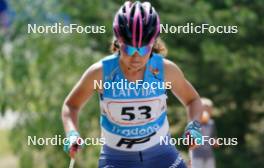 17.07.2024, Madona, Latvia (LAT): Elisa Sordello (ITA) - FIS Rollerski World Cup, interval, Madona (LAT). www.nordicfocus.com. © Koksarovs/NordicFocus. Every downloaded picture is fee-liable.