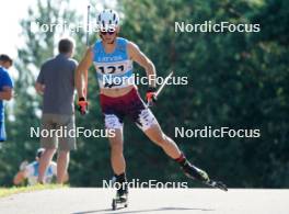 17.07.2024, Madona, Latvia (LAT): Niks Saulitis (LAT) - FIS Rollerski World Cup, interval, Madona (LAT). www.nordicfocus.com. © Koksarovs/NordicFocus. Every downloaded picture is fee-liable.