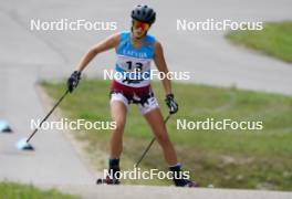 17.07.2024, Madona, Latvia (LAT): Valerija Burceva (LAT) - FIS Rollerski World Cup, interval, Madona (LAT). www.nordicfocus.com. © Koksarovs/NordicFocus. Every downloaded picture is fee-liable.