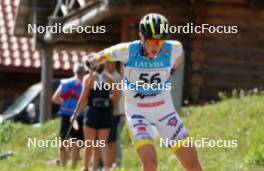 17.07.2024, Madona, Latvia (LAT): Linn Soemskar (SWE) - FIS Rollerski World Cup, interval, Madona (LAT). www.nordicfocus.com. © Koksarovs/NordicFocus. Every downloaded picture is fee-liable.