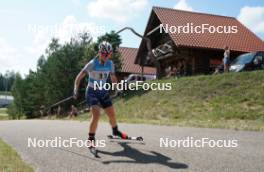 17.07.2024, Madona, Latvia (LAT): Alba Mortagna (ITA) - FIS Rollerski World Cup, interval, Madona (LAT). www.nordicfocus.com. © Koksarovs/NordicFocus. Every downloaded picture is fee-liable.