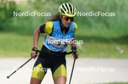 17.07.2024, Madona, Latvia (LAT): Dominika Lopit (UKR) - FIS Rollerski World Cup, interval, Madona (LAT). www.nordicfocus.com. © Koksarovs/NordicFocus. Every downloaded picture is fee-liable.