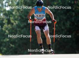 17.07.2024, Madona, Latvia (LAT): Bruno Krampe (LAT) - FIS Rollerski World Cup, interval, Madona (LAT). www.nordicfocus.com. © Koksarovs/NordicFocus. Every downloaded picture is fee-liable.