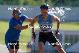 17.07.2024, Madona, Latvia (LAT): Oleksandr Rudenko (UKR) - FIS Rollerski World Cup, interval, Madona (LAT). www.nordicfocus.com. © Koksarovs/NordicFocus. Every downloaded picture is fee-liable.