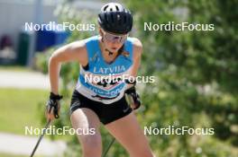 17.07.2024, Madona, Latvia (LAT): Egle Savickaite (LTU) - FIS Rollerski World Cup, interval, Madona (LAT). www.nordicfocus.com. © Koksarovs/NordicFocus. Every downloaded picture is fee-liable.