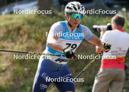 17.07.2024, Madona, Latvia (LAT): Carlo Cantaloni (ITA) - FIS Rollerski World Cup, interval, Madona (LAT). www.nordicfocus.com. © Koksarovs/NordicFocus. Every downloaded picture is fee-liable.