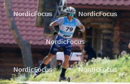 17.07.2024, Madona, Latvia (LAT): Carlo Cantaloni (ITA) - FIS Rollerski World Cup, interval, Madona (LAT). www.nordicfocus.com. © Koksarovs/NordicFocus. Every downloaded picture is fee-liable.