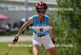 17.07.2024, Madona, Latvia (LAT): Marharita Karapetyan (ARM) - FIS Rollerski World Cup, interval, Madona (LAT). www.nordicfocus.com. © Koksarovs/NordicFocus. Every downloaded picture is fee-liable.