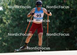 17.07.2024, Madona, Latvia (LAT): Aleksandrs Patrjuks (LAT) - FIS Rollerski World Cup, interval, Madona (LAT). www.nordicfocus.com. © Koksarovs/NordicFocus. Every downloaded picture is fee-liable.