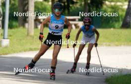 17.07.2024, Madona, Latvia (LAT): Lina Berzina (LAT) - FIS Rollerski World Cup, interval, Madona (LAT). www.nordicfocus.com. © Koksarovs/NordicFocus. Every downloaded picture is fee-liable.