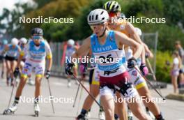 21.07.2024, Madona, Latvia (LAT): Patricija Eiduka (LAT) - FIS Rollerski World Cup, mass, Madona (LAT). www.nordicfocus.com. © Koksarovs/NordicFocus. Every downloaded picture is fee-liable.