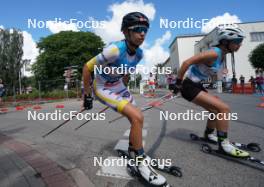 21.07.2024, Madona, Latvia (LAT): Ella Selmosson (SWE) - FIS Rollerski World Cup, mass, Madona (LAT). www.nordicfocus.com. © Koksarovs/NordicFocus. Every downloaded picture is fee-liable.